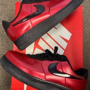 Nike Air Force 1 Foamposite Pro Cup Gym Red Black